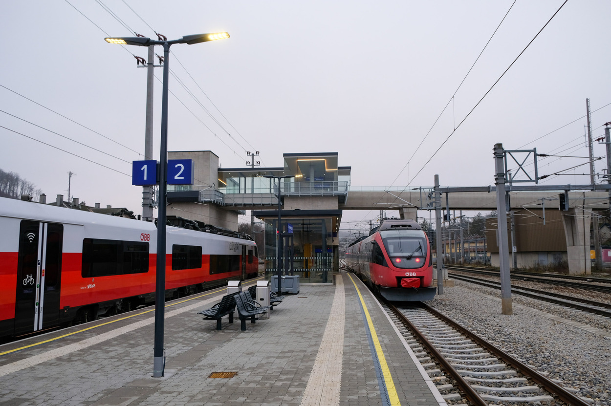 Neue Qualität am Bahnhof Unterpurkersdorf
