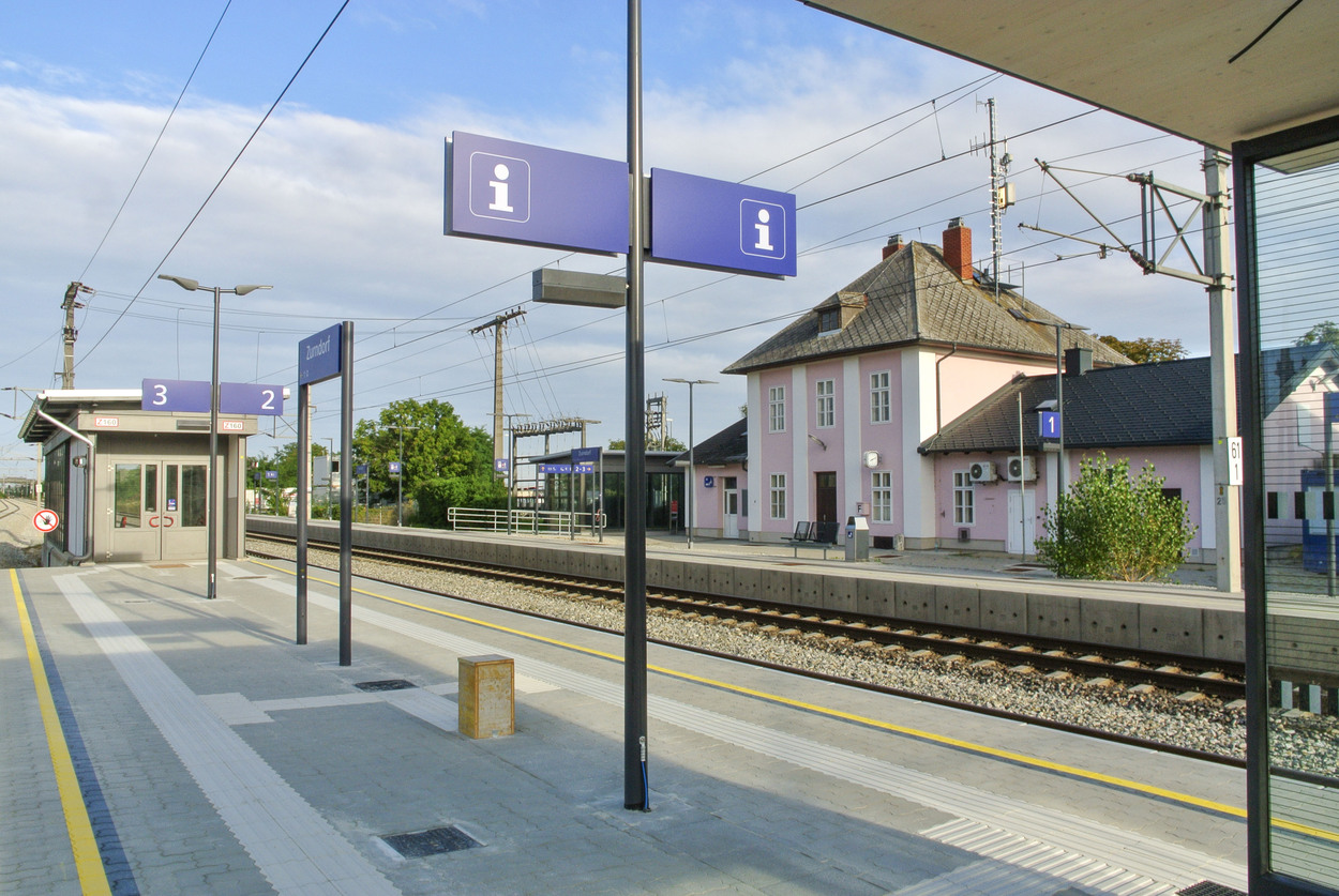 Bahnhof Zurndorf modernisiert