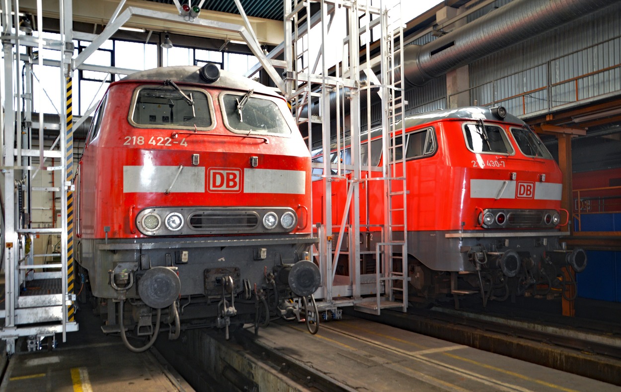 Südostbayernbahn Fahrzeugwartung im Betriebswerk Mühldorf am Inn