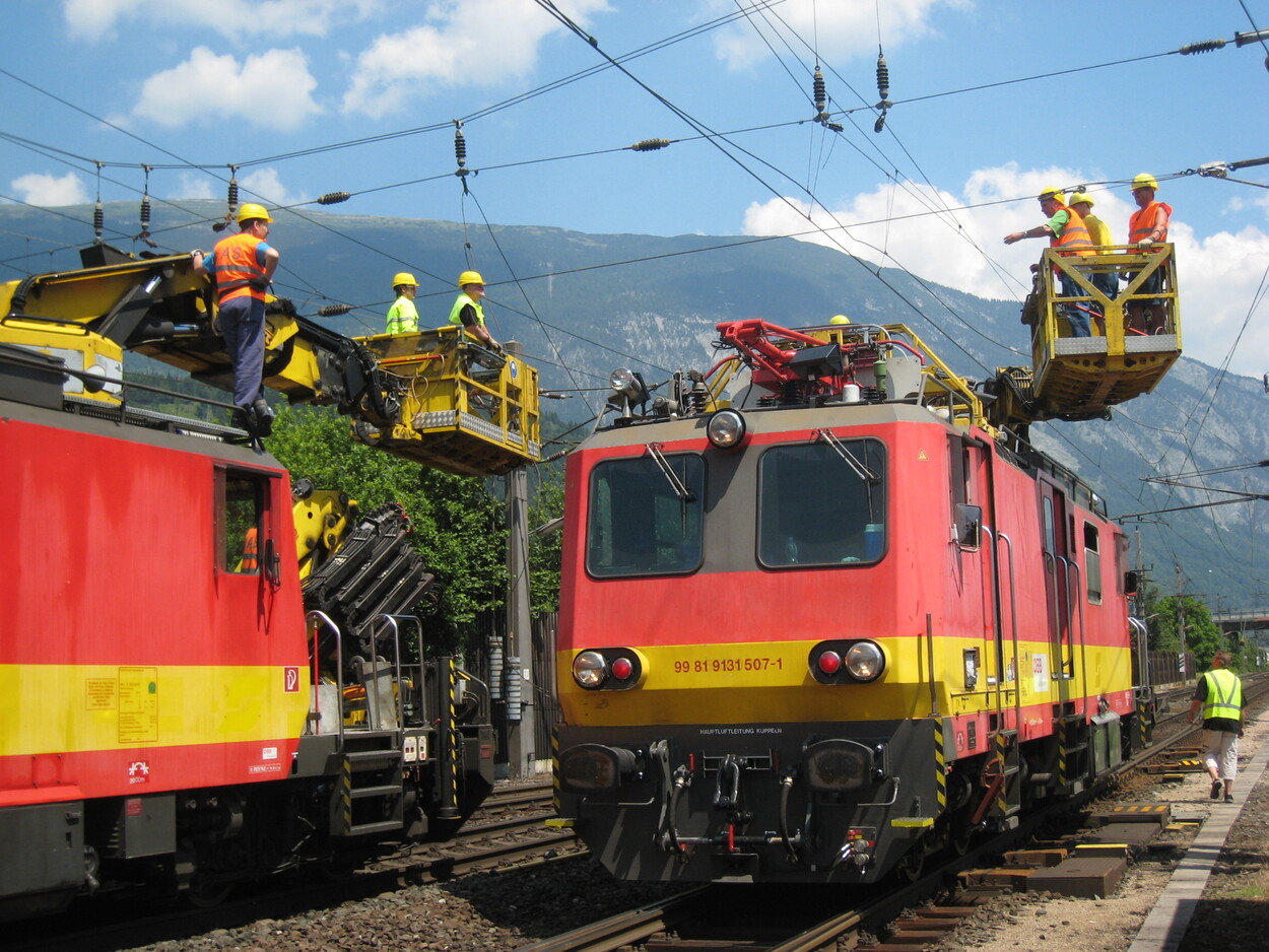 Instandhaltungsarbeiten auf der Pannoniabahn