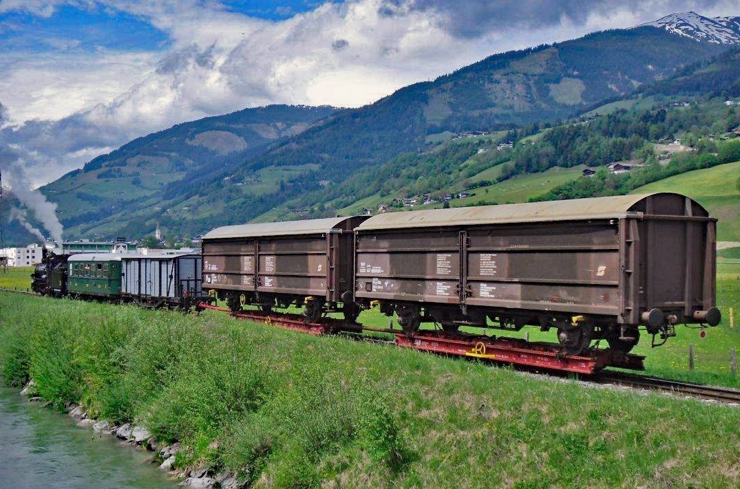 SLB-Güterverkehr auf der Pinzgauer Lokalbahn